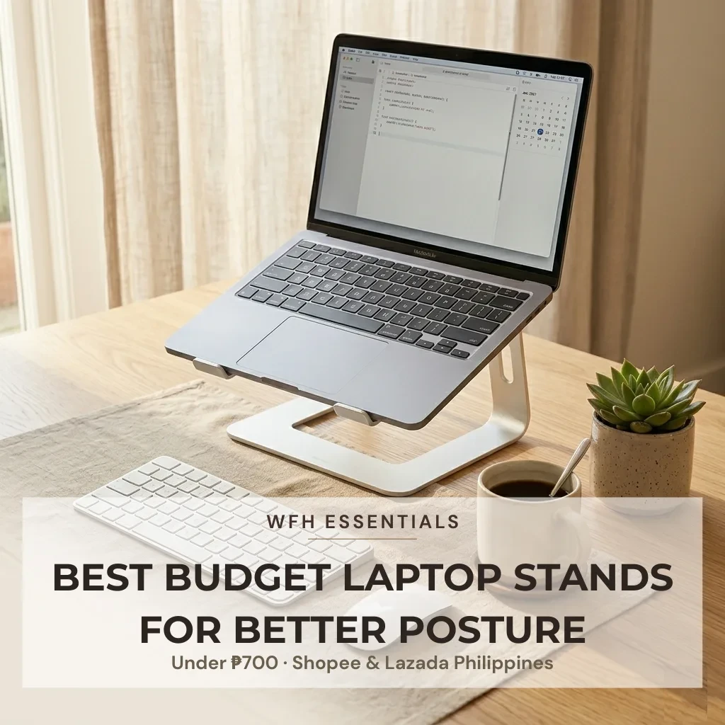 Best Budget Laptop Stands for Better Posture (Under ₱700 on Shopee & Lazada) budget laptop stand Philippines