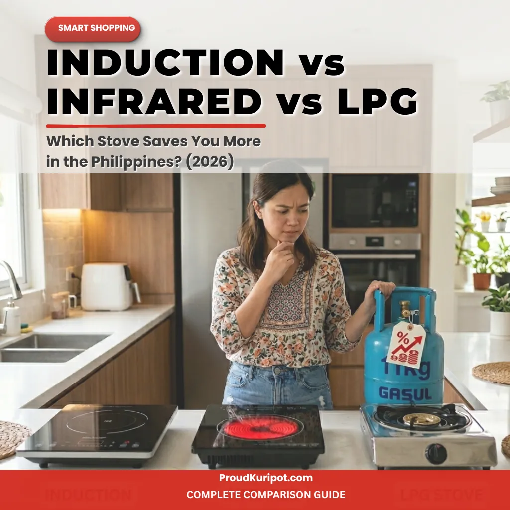 10 Grocery Hacks Filipinos Swear By to Cut the Food Bill in Half Induction vs Infrared vs LPG stove Philippines