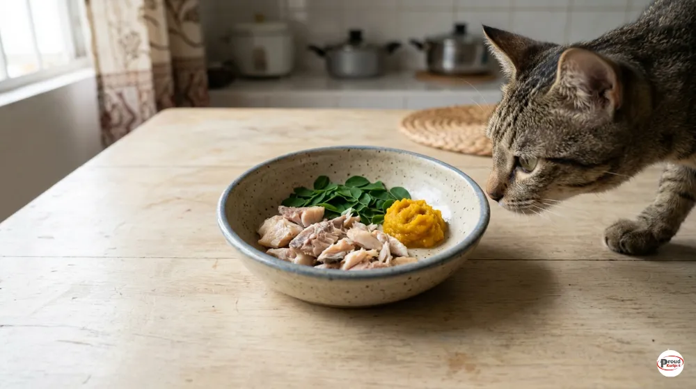 Homemade cat food recipe Philippines — chicken at malunggay na lutong para sa pusa