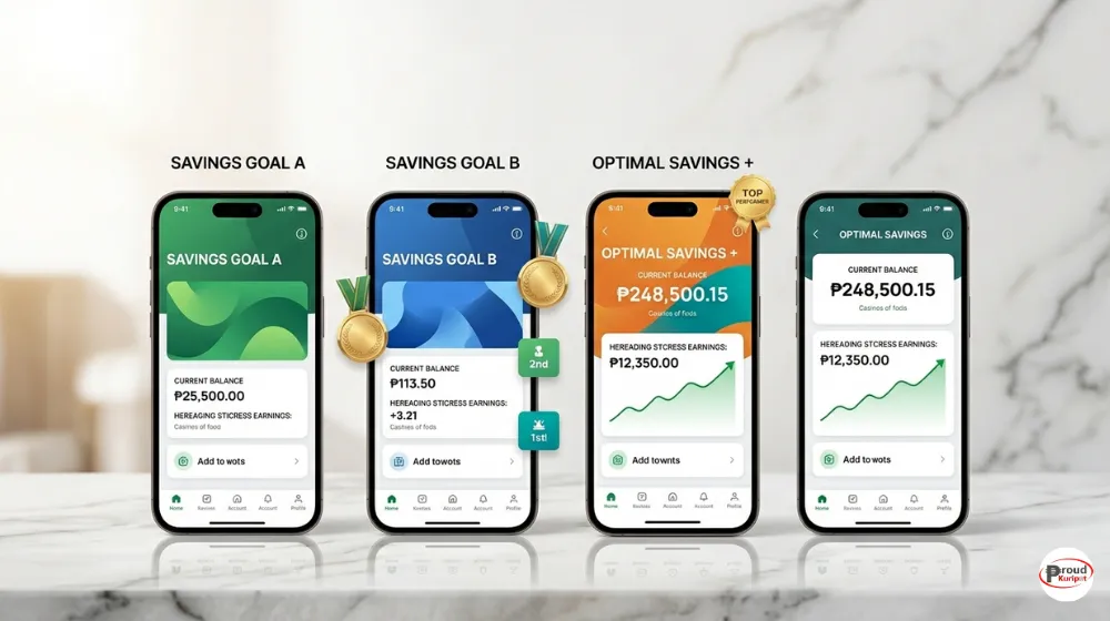 GCash GSave, Maya, Tonik, at Maribank: Which One Gives the Best Value for Your Savings? (2026 PH Guide) Graphic comparison ng apat na digital savings options sa Pilipinas: GSave, Maya Savings, Tonik, at Maribank, na nagpapakita ng interest rates, features, at benefits para sa Pinoy savers