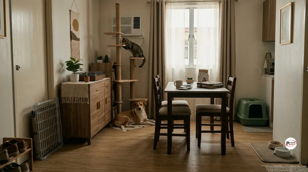 Pet-Proofing Your Condo: Complete Guide for First-Time Fur Parents Space-saving pet essentials for small condo units
